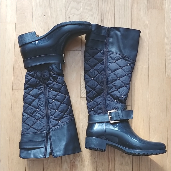 Rain boots black size 7 - Picture 3 of 8